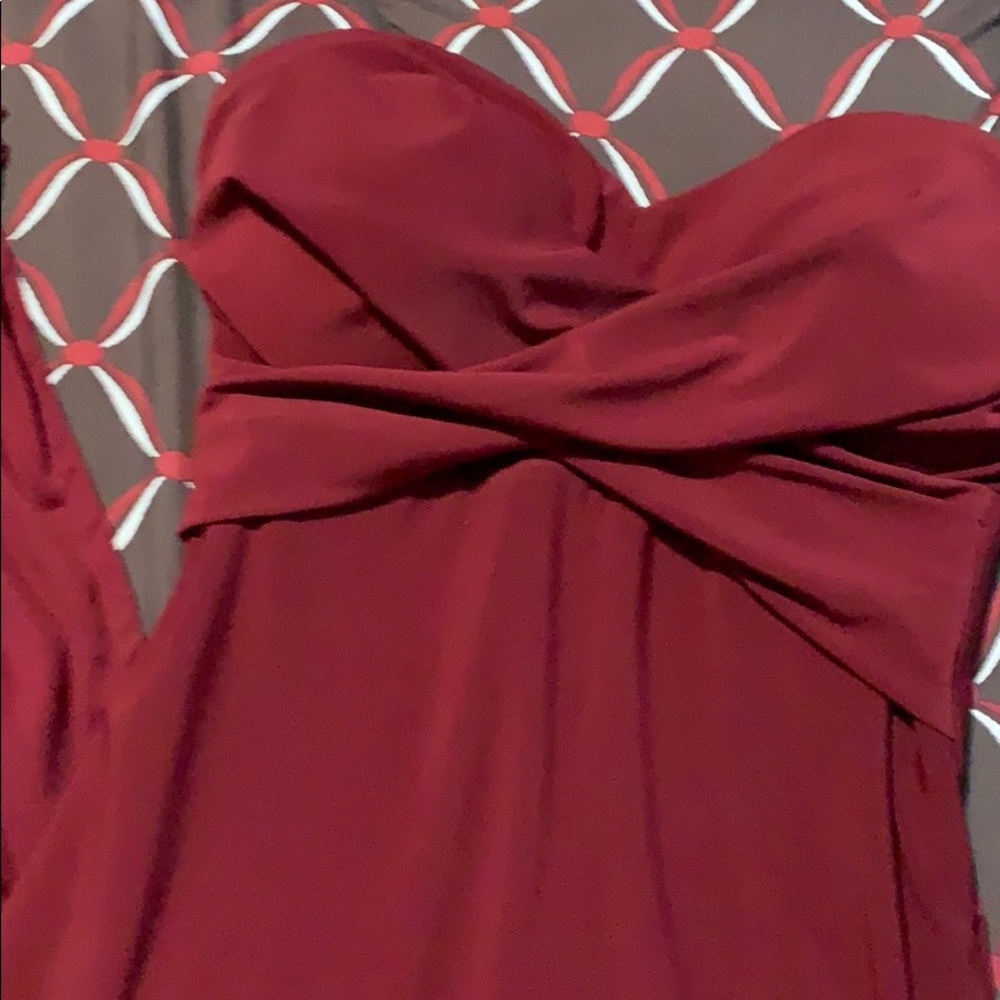 Formal red dress